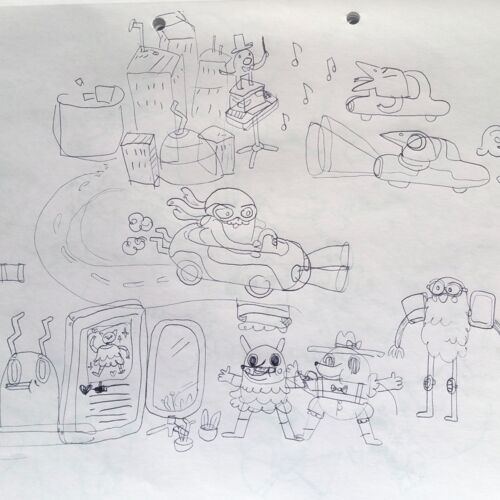 First sketches for S.M.I.L.E.