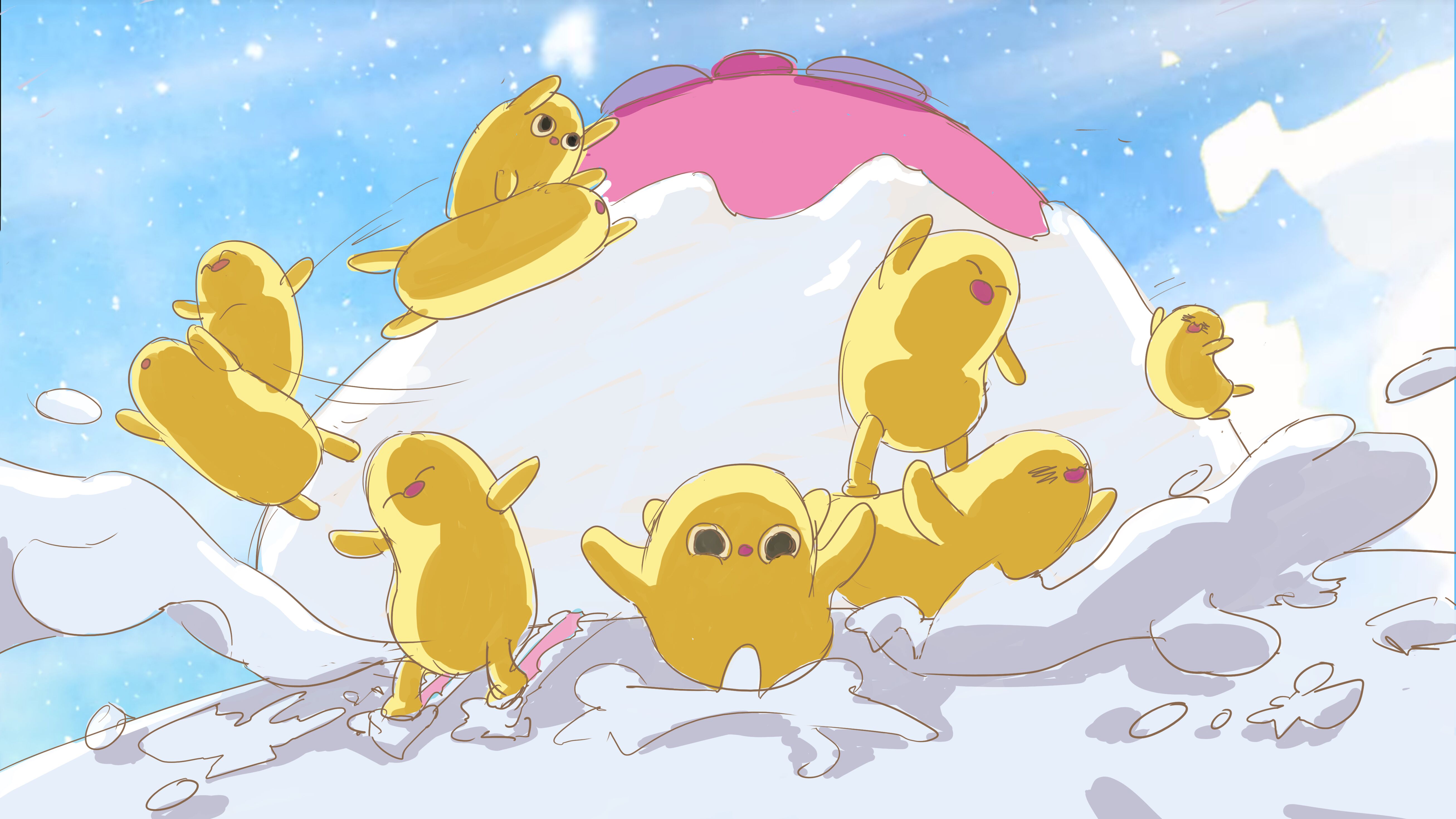 Concept Art Jelly Pimple - It's snowing!