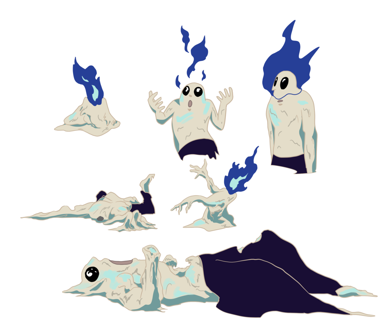 Character Design for Firehead - Mob
