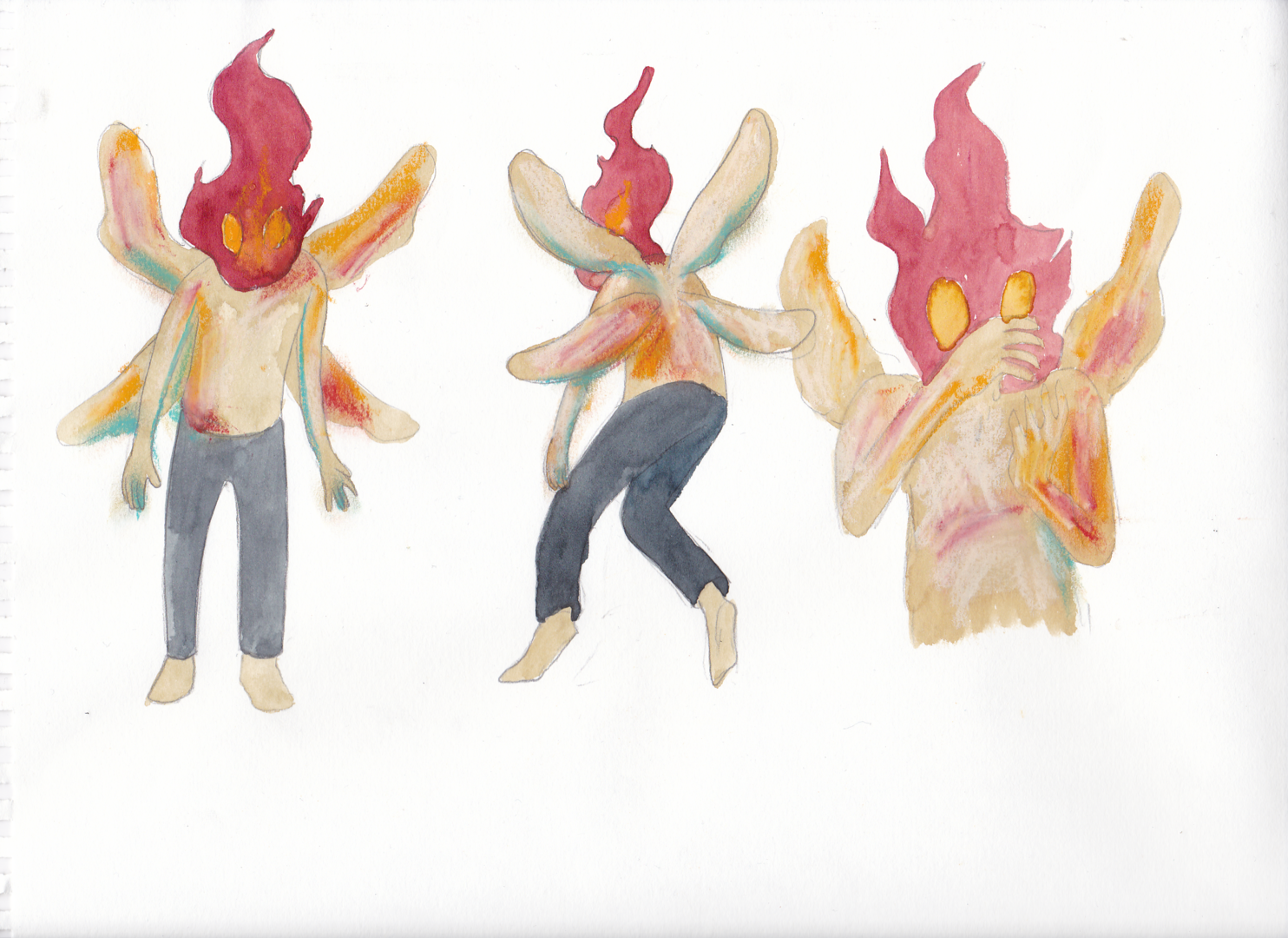 Sketch for Firehead - Son