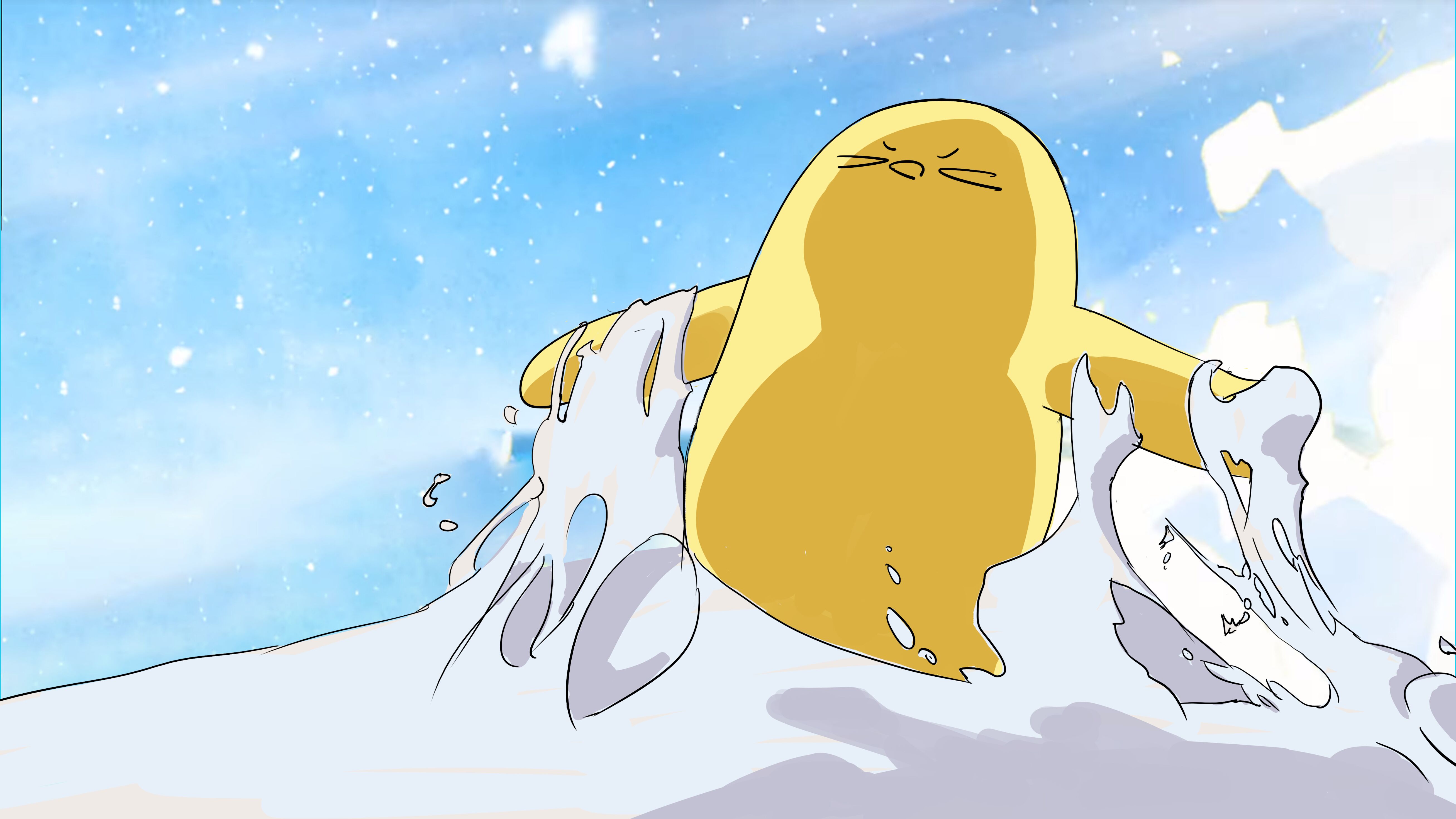Concept Art Jelly Pimple - It's snowing!