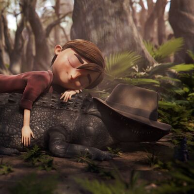 Main still of the short film Evangeline