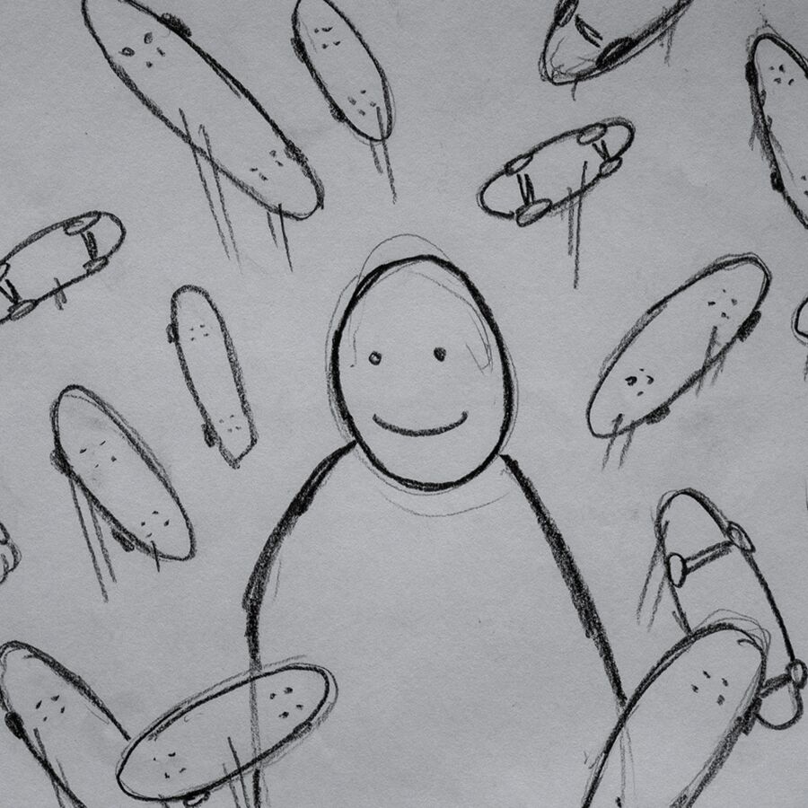 First sketches for the storyboard
