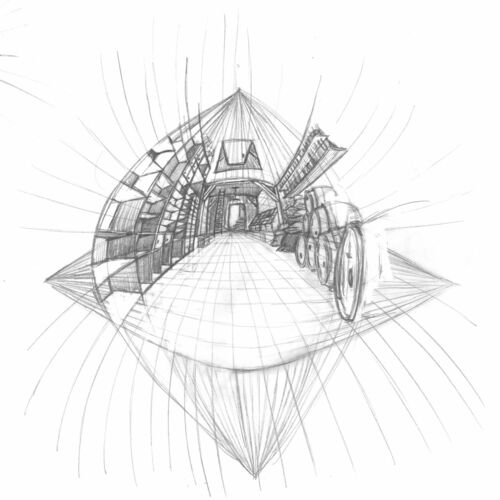 Sketch from the perspective of the mouse