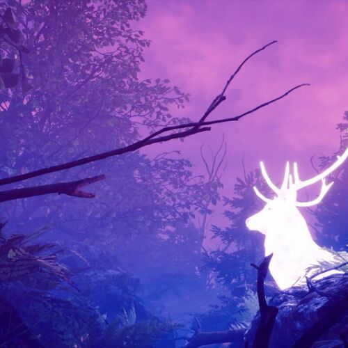 Scene from the VR-Journey BEEING