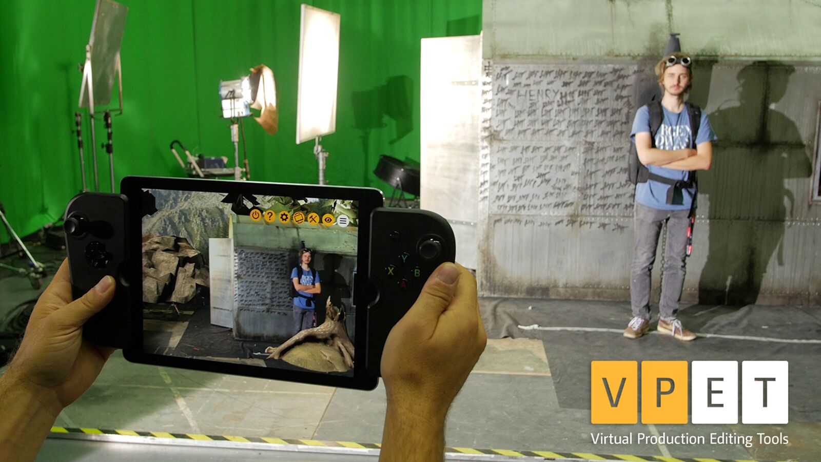 Use of the Virtual Production Editing Tools on Set