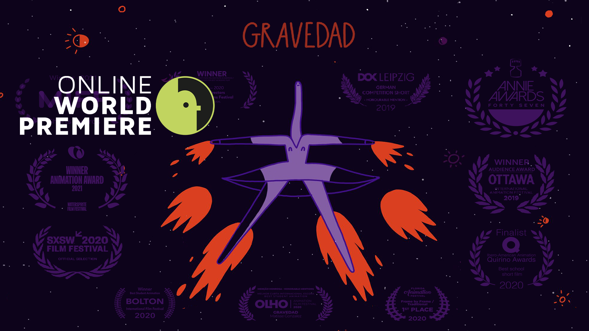 Zero Gravity in the Animation Cosmos